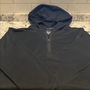 Nike Men's Black 1/4 Zip Dri-fit Hoodie